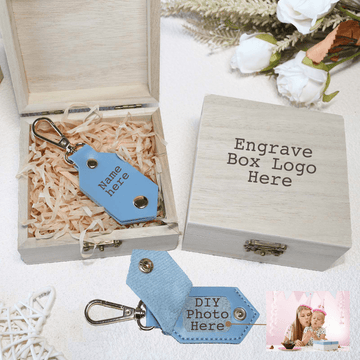 Personalized Picture Key Chains,Custom Keychain With Picture, Llaveros(Blue) Personalizados Customized Keychain Gifts For Women Boyfriend Husband Mens