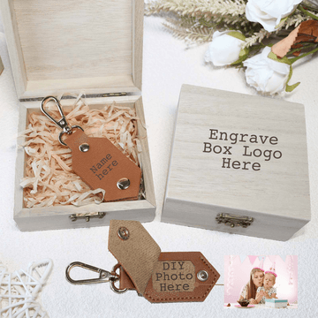Personalized Picture Key Chains,Custom Keychain With Picture, Llaveros(Brown) Personalizados Customized Keychain Gifts For Women Boyfriend Husband Mens