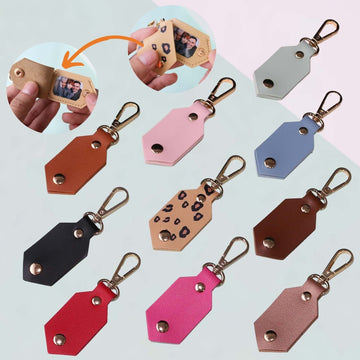DIY Picture Key Chains,Custom Keychain With Picture, Llaveros(Blue) Personalizados Customized Keychain Gifts For Women Boyfriend Husband Mens