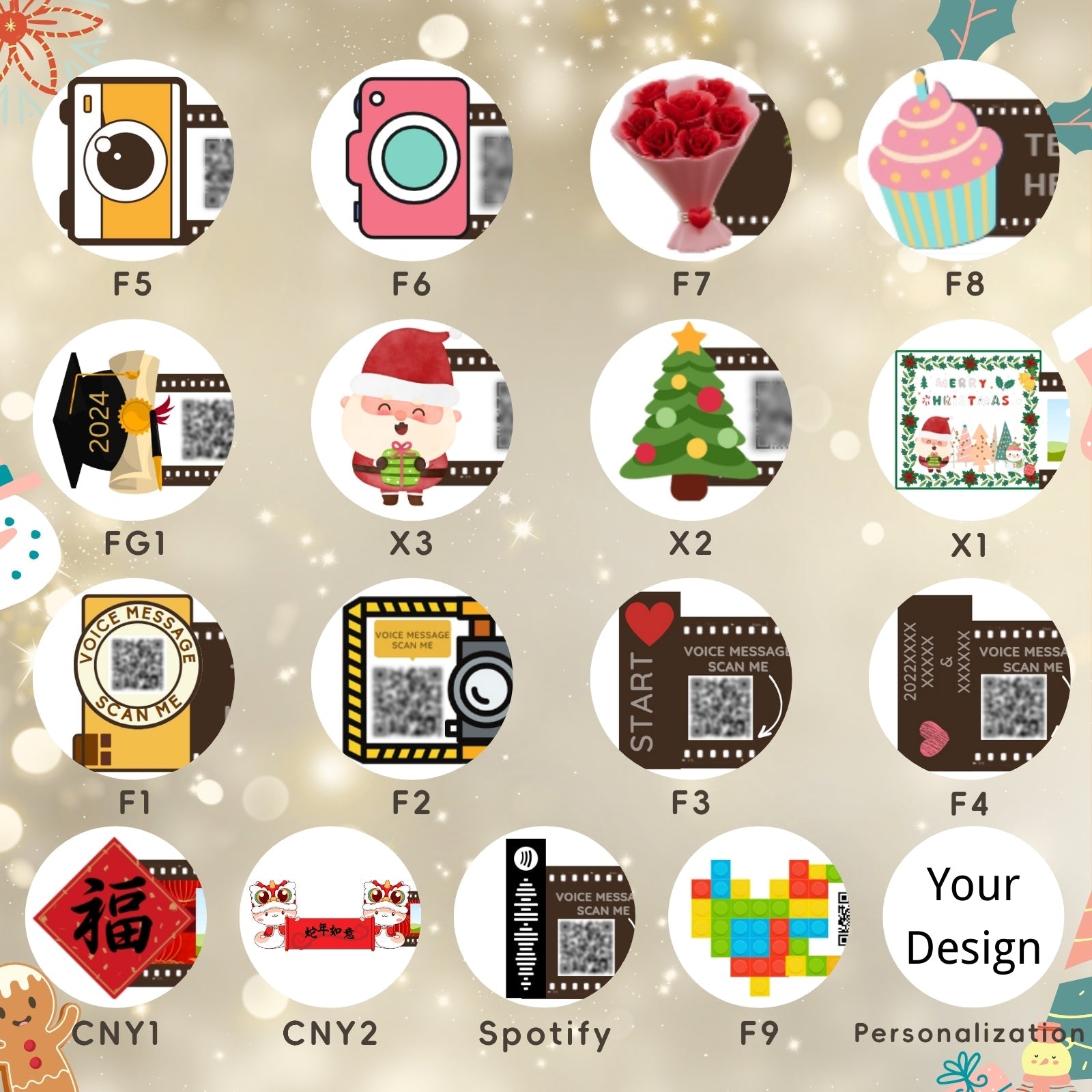 Personalised Christmas Presents for Boyfriend,Unique Personalised Photo Keyring Gift,Memory Camera Picture,Custom Keyring Gifts for Women Dad Friend Mom - uniqicon