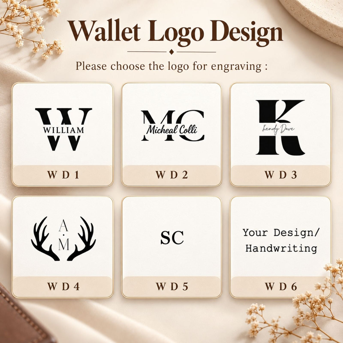 Personalised Leather Wallet Gift with Wooden Box for Dad, Husband, Father - uniqicon