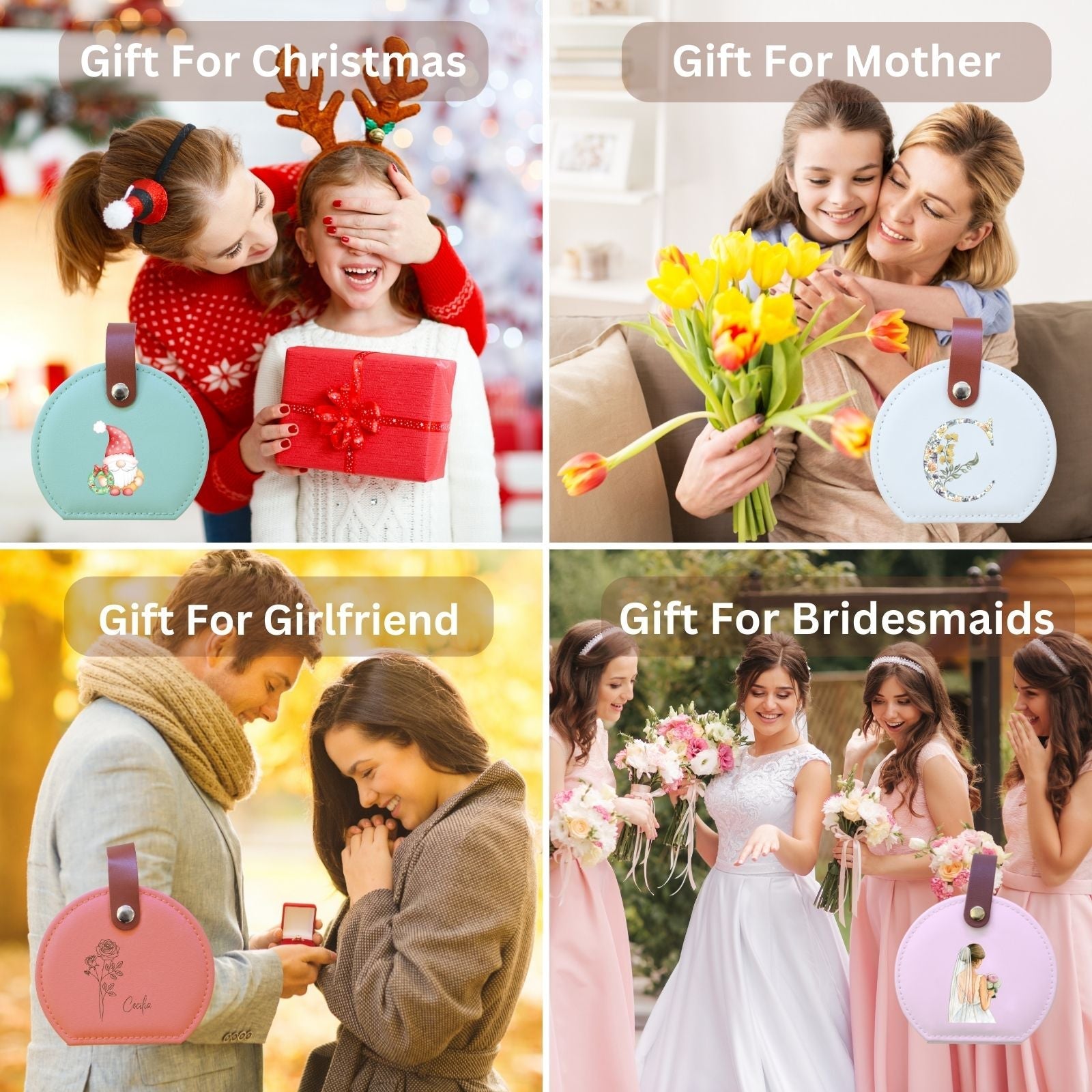 Personalised Travel Jewellery Organiser,Small Holiday Essentials Presents Box Gift,Travel Small Organiser Gift,Holiday Essentials Presents - uniqicon