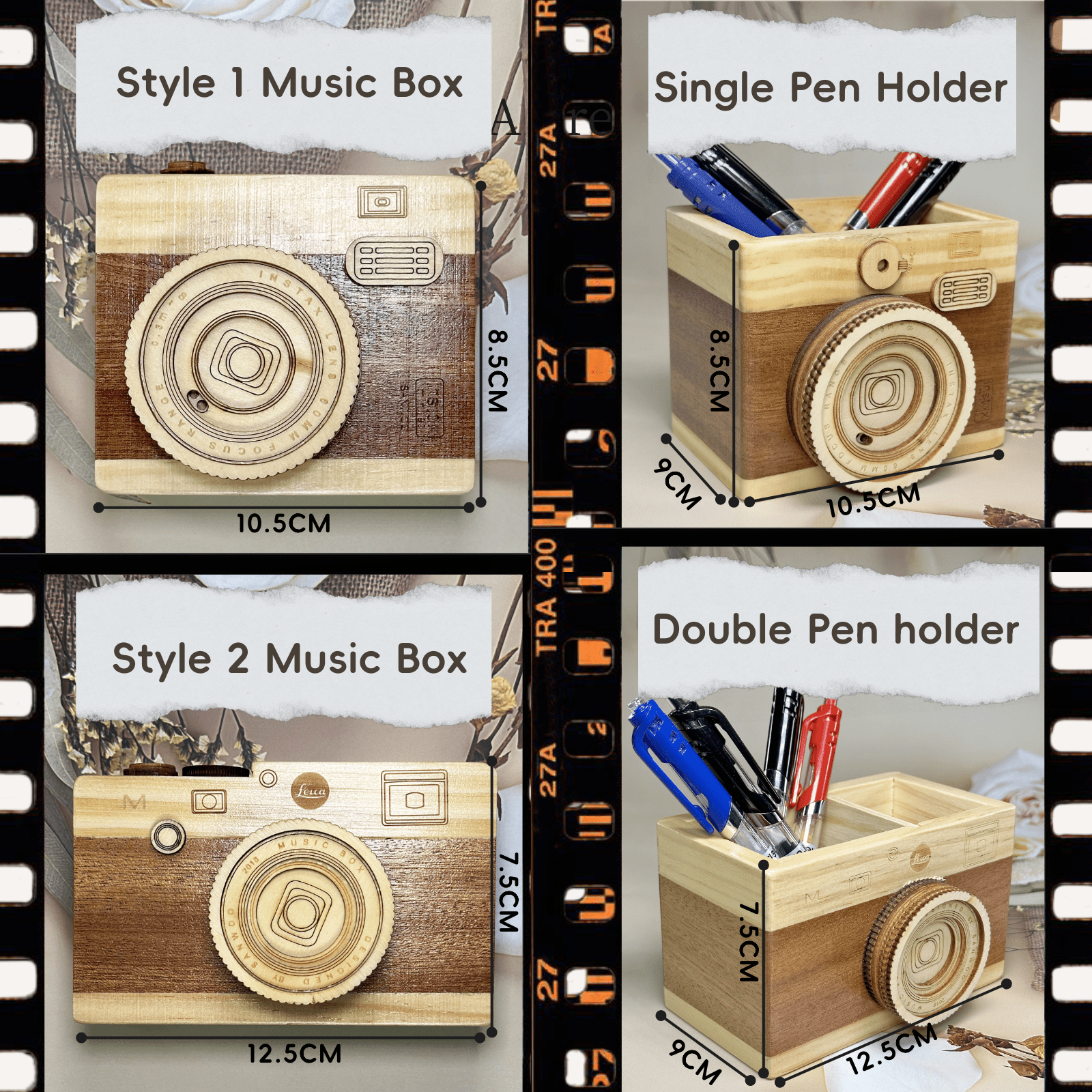 Personalized Customized Memory Retro Camera Film HD Photo Album Film Roll Keychain F2 Voice Message Creative Birthday Valentine Christmas Graduation Friend Anniversary Gift Souvenir Customized Handmade - uniqicon