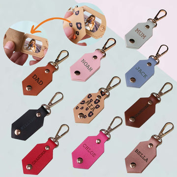 Personalized Picture Key Chains,Custom Keychain With Picture, Llaveros(Blue) Personalizados Customized Keychain Gifts For Women Boyfriend Husband Mens